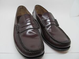 Florsheim Berkley FLS 17058-05 Mens Burgundy Leather Penny Loafers US 11.5 B